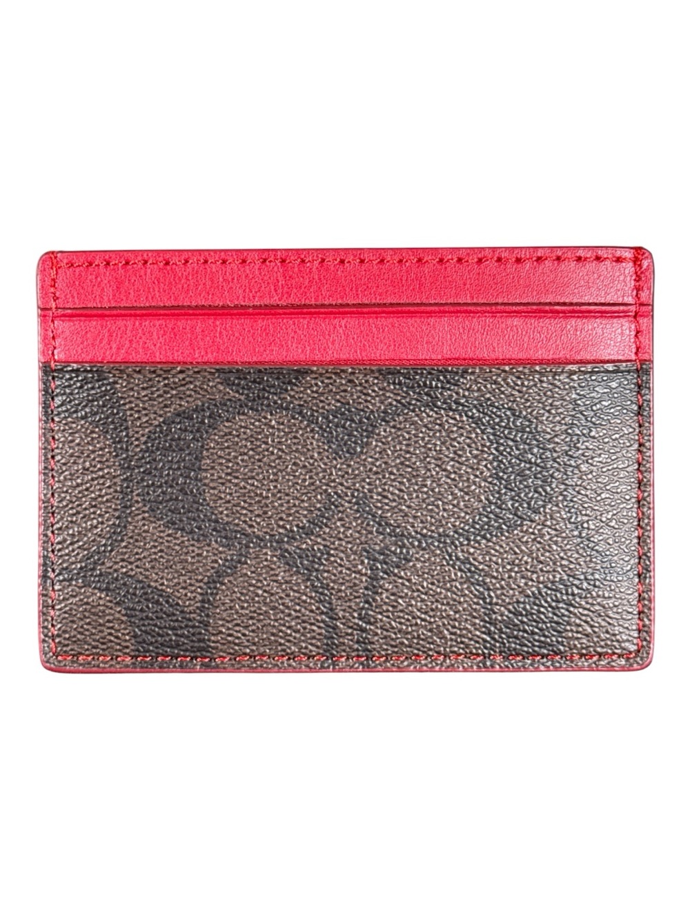 COACH Slim ID Card Case in Signature Canvas - Picture 2 of 4
